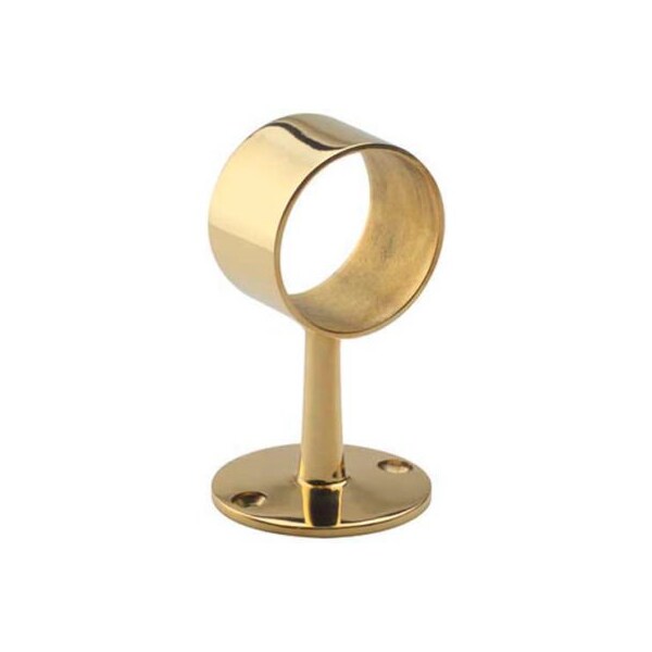 Lavi Industries Lavi Industries, Flush Center Post, for 1.5" Tubing, Polished Brass 00-342/1H - main